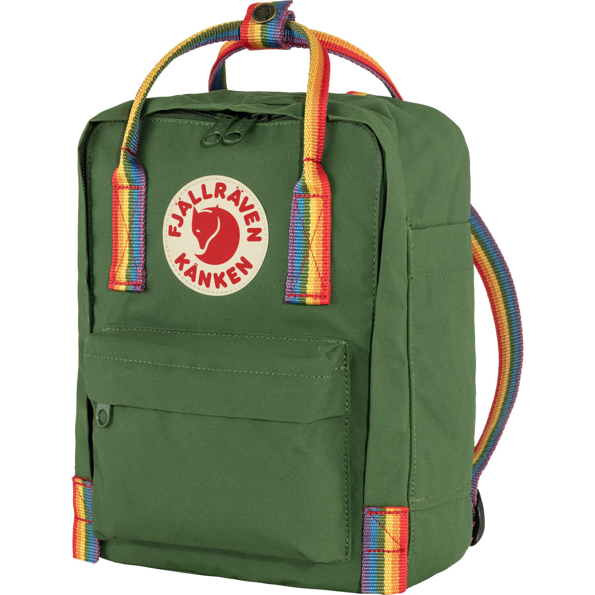 Mochila Fjällräven Kånken Rainbow mini Verde de 7 litros - Imagen 2