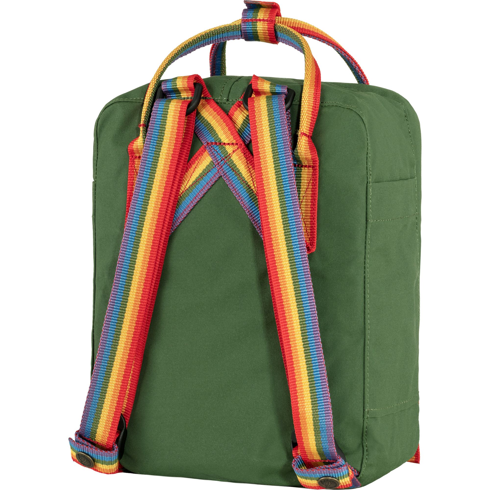 Mochila Fjällräven Kånken Rainbow mini Verde de 7 litros - Imagen 3
