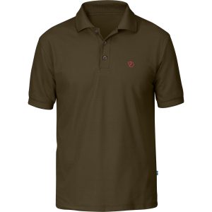 Polo Fjällräven Crowley pique Shirt para hombre en color dark olive